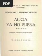 Teófilo Cid - Alicia Ya No Sueña