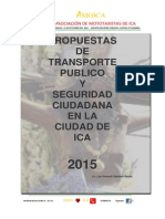 Propuesta Transporte Publico de Ica - 2015