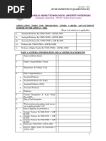 Application Form JNTUH