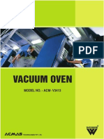 Vacuum Oven: Model No. - Acm-V3413