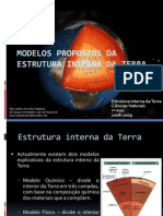 2008-2009 - Ciências Naturais - 7º Ano - Estrutura Interna Da Terra - Modelo Propostos