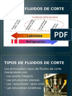 Tipos de Fluidos de Corte