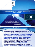 Uniformidad y Dstribucion Del Sistema Estructural Final