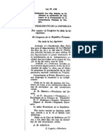 Ley 4185 - Proclamación de La Independencia Nacional de Trujillo