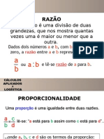 Aula 2 - Razão, Proporção e Porcentagem