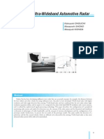 79Ghz Band Ultra-Wideband Automotive Radar: Katsuyuki Ohguchi Masayoshi Shono Masayuki Kishida