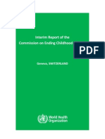 WHO Interim Report Comm Ending Childhood Obesity 2015