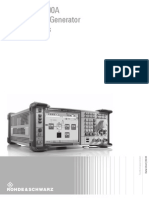 Specifications: R&S®SMBV100A Vector Signal Generator