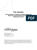 Gambia DV FGC Forced Marriage Rape 2013