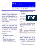 The Kessler Psychological Distress Scale (K10)