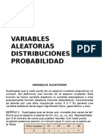 Variables Aleatorias y Distribuciones de Probabilidad