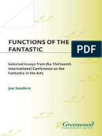 (Contributions to the Study of Science Fiction and Fantasy) Joseph L. Sanders-Functions of the Fantastic_ Selected Essays From the Thirteenth International Conference on the Fantastic in the Arts-Prae