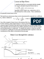 Major Losses: Due To Friction, Significant Head Loss Is Associated With The Straight