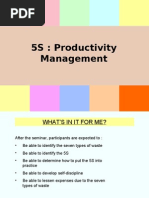 5S Productivity Management