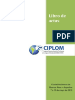 Actas Congreso Ciplom 2