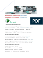 Torrent: Maximum Download: 224 Bytes Per Second Maximum Upload: 25.6 Bytes Per Second