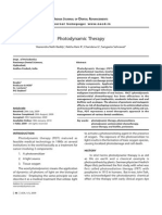 Photodynamic Therapy