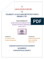 Comparitive Analyasis Between FMCG Products