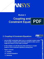 Coupling and Constraint Equations