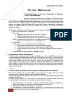 Method Statement of Pipeline Works