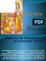 Ethics in Gita: Presented by