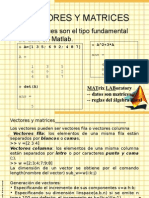 Vectores y Matrices Matlab, Matworks