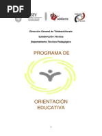 Manual de Orientación Educativa Secundaria