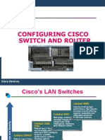 Configuring Cisco Switch and Router