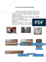 Puente Unifiliar de Wheatstone