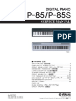 Service Manual Service Manual: Hamamatsu, Japan P-85: 200710 オープンプライス P-85S: 200710 オープンプライス