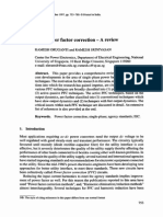 Single Phase Power Factor Correction - A Review: Abstract