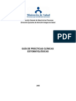 Minsa Guia de Practicas Clinicas Estomatologicas