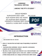 UWB20302 Technical Writing Stress Among The FPTV Student "