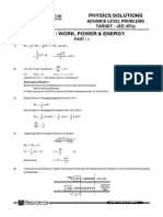 Physics Solutions: Advance Level Problems Target: Jee (Iits)