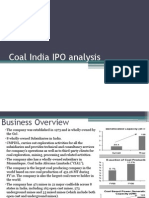 Coal India IPO Analysis