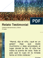 Relato Testimonial