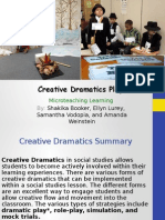 Creative Dramatic Play Microteaching