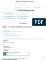 Brands and Types of Insulin - Rapid-Acting, Long-Acting, and More