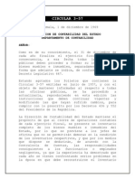 Circular 3-57 Norma de Conta Del Estado para Inventarios