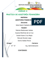 Unidad 3 Practica de Auditoría Financiera