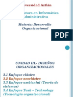 Desarrollo Organizacional-Unidad III