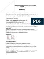 Estudo de Dosagem Racional Do Concreto Estrutural Comum