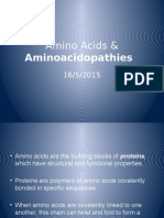 Amino Acidss & Aminoacidopathies