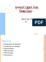 Sputum Examination