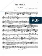 Sonatina For Flute, Walmisley