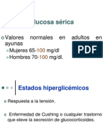 Glucosa Sérica - PDF Bien Resumido y Explicado