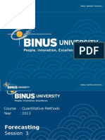 Pertemuan 3 Forecasting