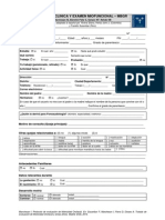 Protocolo de Evaluación Miofuncional Orofacial - Español 08-01-14