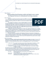 Global Problem-Based Learning Module and Digital Course Content Development Between Two International Toxicology Programs