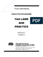 Tax Laws and Practice (Module I Paper 4)